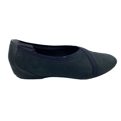 Women 7 M Rockport Trutech Hidden Wedge Slip On Total Motion Leather Casual Work
