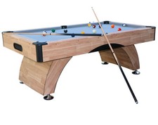 7ft Pool Table Billiards Game Room Table for Family w/ Cue Sticks Billiard Balls