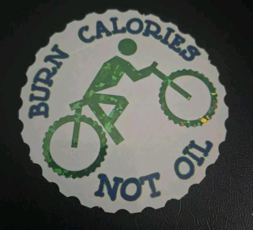 Gogreen Environment Earth Burn Calories Not Oil 2008 Vending Machine Sticker #7