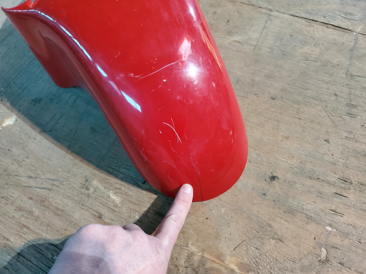 85 86 87 KAWASAKI NINJA ZX 600 ZX600 FRONT FENDER RED mud guard | eBay