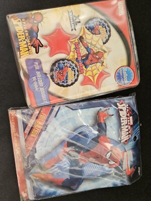 Lot 2 Marvel Ultimate Spider-Man Birthday Party 5CT Foil Balloon Bouquet Figure 
