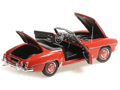 Minichamps 1955 Mercedes-Benz 190 SL Convertible Red 1/18 Diecast