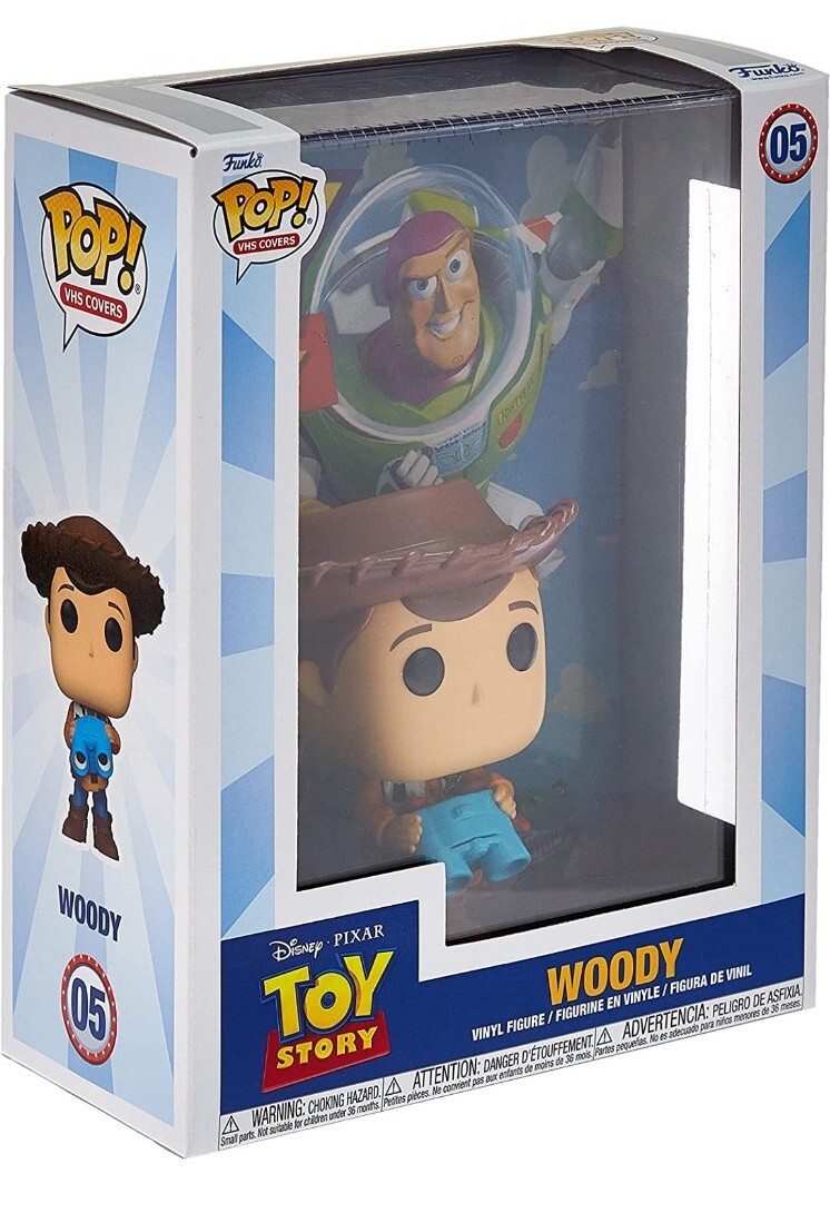 Funko POP! VHS Cover: Disney/PIXAR-Toy Story (Woody Holding Lenny