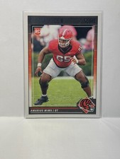 2024 Panini Score Football Amarius Mims #329 Rookie