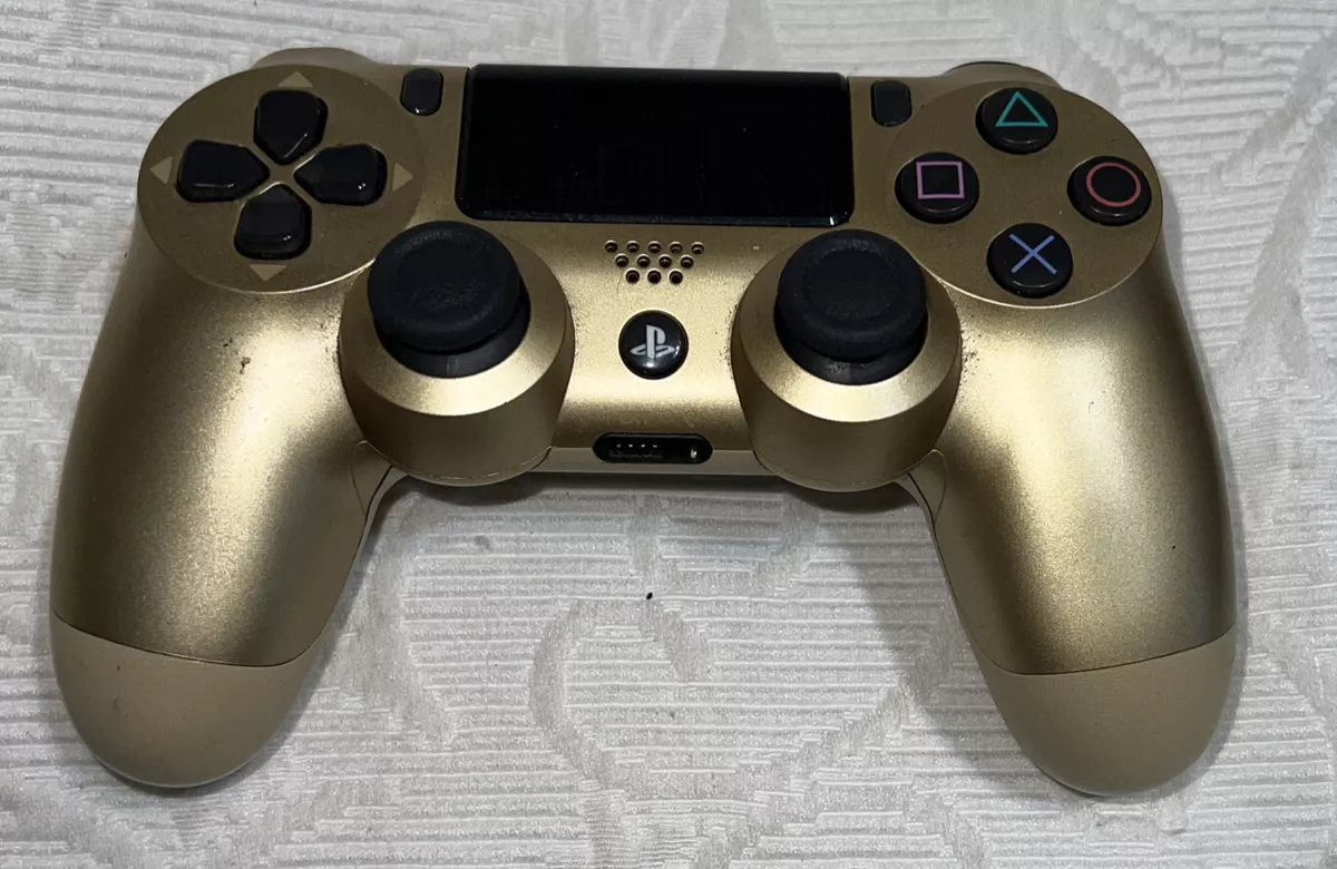  DualShock 4 Wireless Controller for PlayStation 4 - Gold :  Video Games