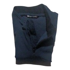 Travis Mathew Jacket Mens M Full Zip Blue Long Sleeve Polyester Blend EUC