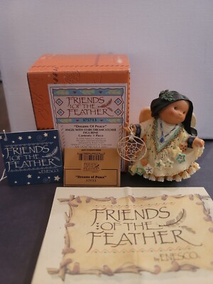 1998Friends Of The Feather Dreams Of Peace Angel With Stars Dreamcatcher #375713