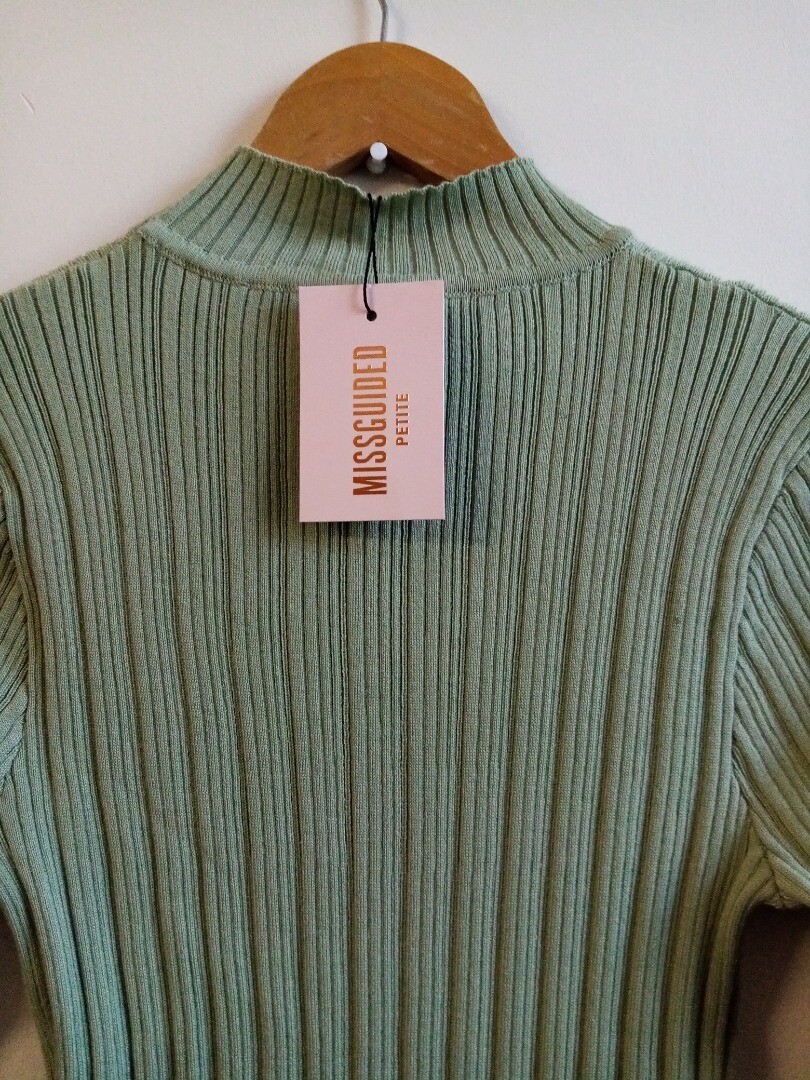 Ladies BNWT MISSGUIDED Green Dress Size 12 CG N13 eBay