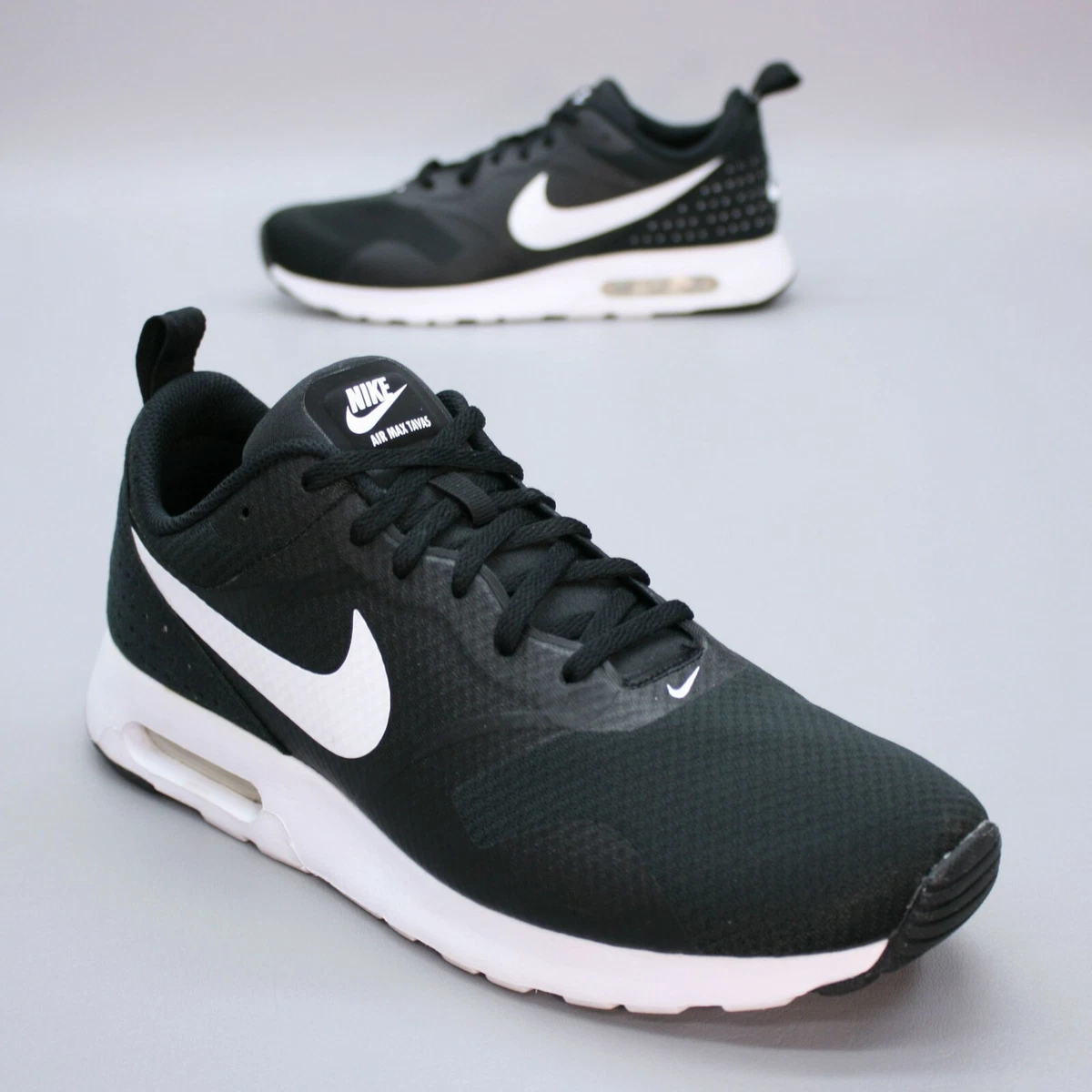 Nike Ladies 11.5 Air Max Tavas Black White Running Sneakers 916791 001