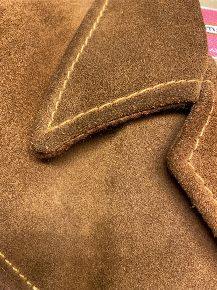 VTG SUEDE FRINGE WESTERN BOHO BIKER MS PIONEER JACKET SZ 14