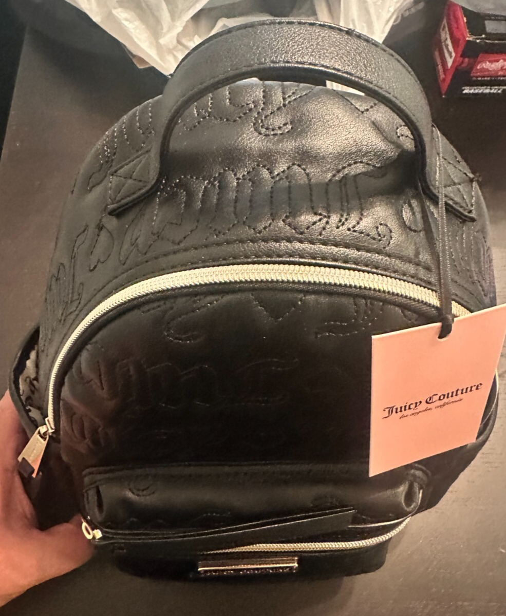 Juicy Couture Rosie Black Faux Embossed Leather Mini Backpack Juicy Couture | Bags | Juicy Couture Rosie Mini Backpack  main image 3