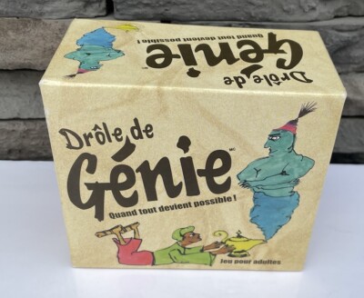 Drole De Genie French Travel Card Strategy Game Complete RARE