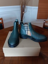 Burberry Runway Extension Allostock Ankle Boot - Bottle Green EUR 38 US 8