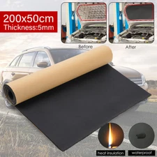 80"x20" Sound Deadener Mat Noise Proof Deadening Car Heat Shield Insulation 5mm