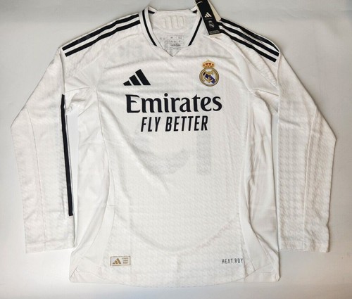 Real Madrid Heat.rdy adidas LS Jersey White 2024/2025 NEW M-3XL Bellingham #5 - 第 2/11 張圖片
