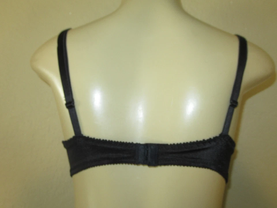 Bestform 6421 Underwire Unlined Full Coverage Front Closure Bra sz 38B black NWT - Image 3 of 4