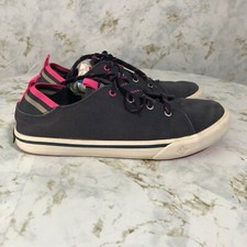Sperry Top Sider Port Youth Girls Size 4M Shoes Blue Pink Casual Low Top Sneaker