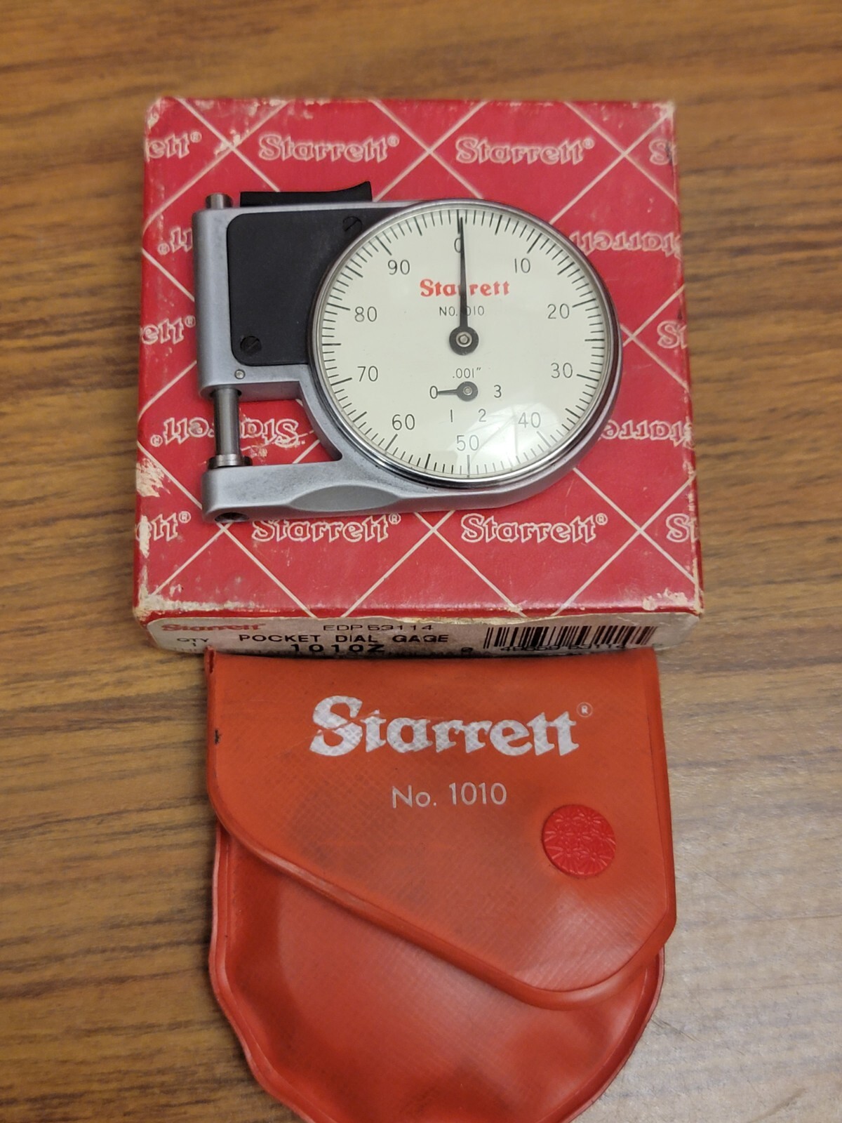 Starrett Pocket Dial Gauge 1010Z eBay