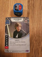 Luke Skywalker Jedi Knight Star Wars Destiny Awakenings Card and x1 die