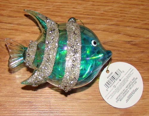 Dept. 56, Coast to Coast Collection ANGEL FISH Glass Ornament (6002585) - Picture 8 of 10