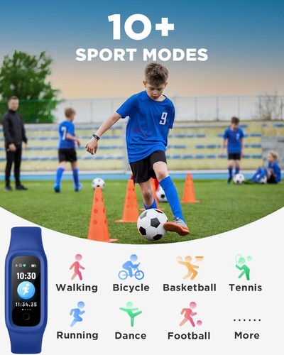 Vigor 2 L Kids Fitness Tracker Watch for Boys Girls Ages 5-15 Activity Tracker S - Picture 5 of 6