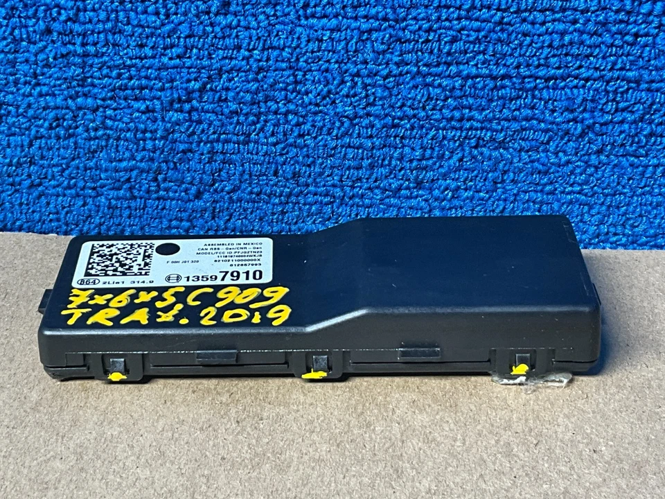 2017 - 2021 CHEVROLET TRAX CHAVE SEM CHAVE MENOS ENTRADA RECEPTOR MÓDULO UNIDADE FABRICANTE DE EQUIPAMENTO ORIGINAL - Imagem 3 de 4