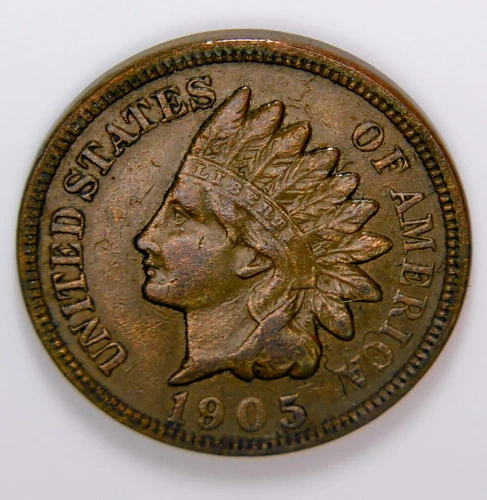 ~VINTAG AMERICAN BRONZE~ (1) 1905 1C Indian Head Cent US 1c Penny XF cs277