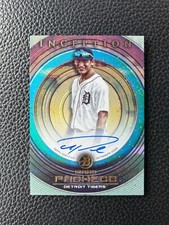 2022 Bowman Inception Izaac Pacheco On Card Autograph SP #6/250 Tigers RC Auto