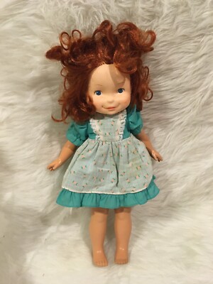 Vintage 1981 My Friend Becky Doll Red Hair Freckles Original Dress fisher price