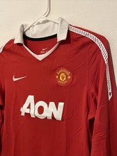 Nike Manchester United AON Quinn #10 Futbol Soccer LS Shirt YOUTH size L 14-16 