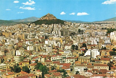 Postcard Greece Athens Mediterranean Sea Europe Philosophy Ruins Ancient 6x4