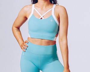 baby blue workout leggings