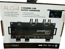 Powerbass ALC-4-4/2 Channel Line Output Converter /High to Low Level Adaptor Op