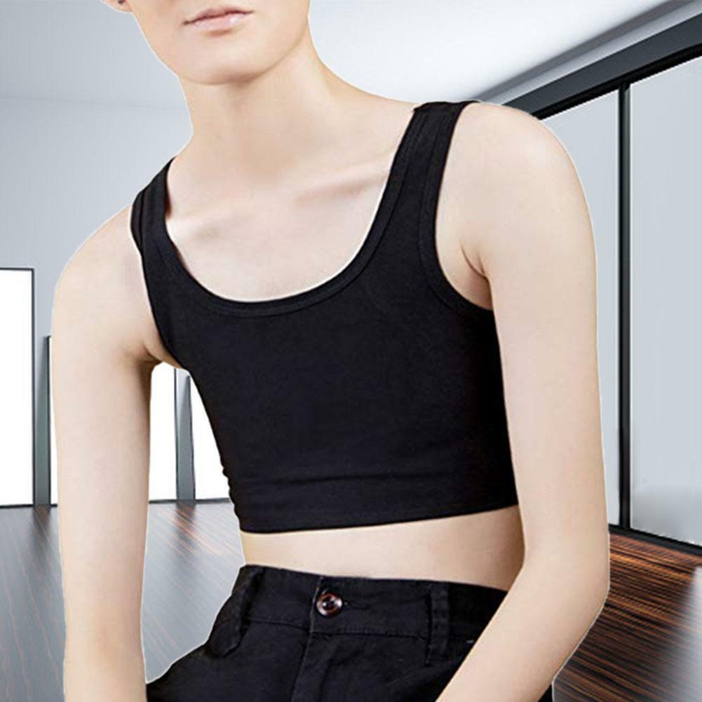 Transgenre Breast Binder corset forces poitrine plate gilet cosplay court