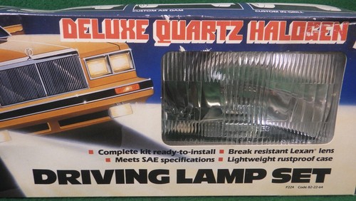 NOS Vintage Kmart 6" Quartz Halogen Driving Lights/Fog Lamps Power 835 - Picture 2 of 20