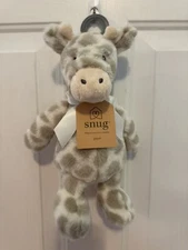 Snug COW Farm Animal Print Plush Soft Baby Toy Stuffed Security Lovey