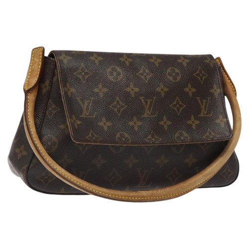 LOUIS VUITTON Monogram Mini Looping Shoulder Bag M51147 LV Auth BD1271
