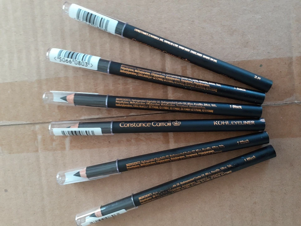 constance carroll kohl eye liner pencil colour black 6 pack - Image 2 of 2
