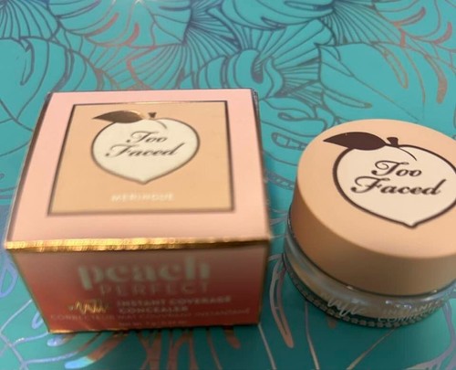 TOO FACED PEACH PERFECT INSTANT COVERAGE CONCEALER MATTE *MERINGUE* 0.24oz BNIB - Picture 3 of 5