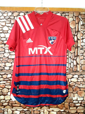 NWT Adidas MLS 2020/2021 FC Dallas Authentic Aeroready Home Jersey
