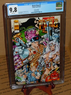 Black Flag #1 CGC 9.8 Preview Edition Image Comics 1994