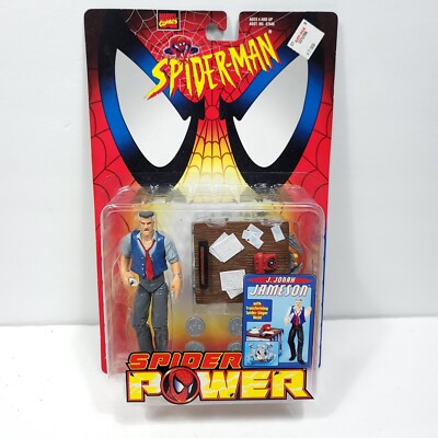 Marvel Comics J. Jonah Jameson Spider Power Series 2 Toy Biz 1999