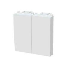 compatibile vimar plana tappo copriforo falso polo bianco 2 pezzi