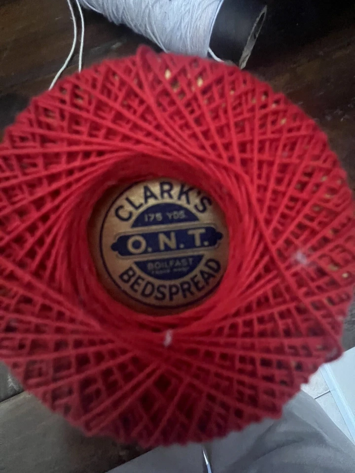 VTG Yarn Thread Mercerized Bed cotton Knit Cro Sheen Puritan J P Coats Clark’s - Image 4 of 4