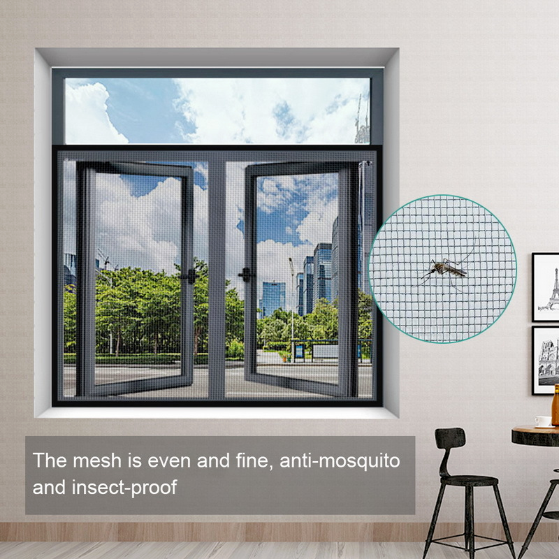 20 Meshe Cutable DIY Mosquito Screen Net Mesh Fabric Door Window Insect ...