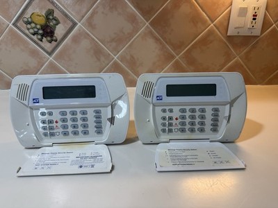 Lot of 2 ADT DSC Impassa SCW9057 Wireless Alarm Panels Keypad Control (Used)