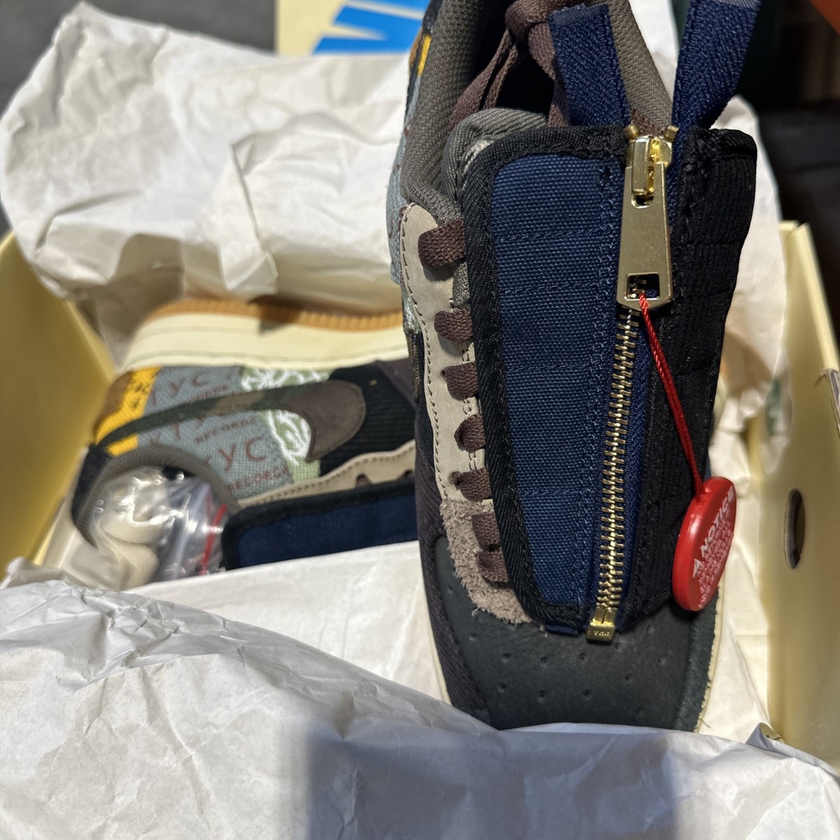 Air Force Travis Nike Schuhe Nike X Travis Scott Air Force Low "Cactus Jack"  Sneakers Yellow