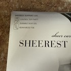 VTG Sheer Caress Sheerest Support Pantyhose JC Penny BLACK VELVET nylons NEW NOS — photo 2