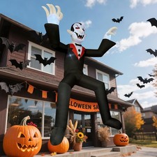 10ft Halloween Inflatable Vampire LED Outdoor Yard Blow Up Haunted House Decor