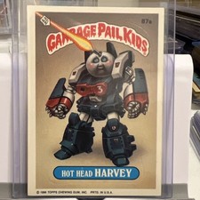 Garbage Pail Kids Hot Head Harvey Puzzle 1986 Topps Non-Sport Trading Card #87a